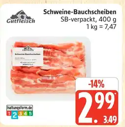 Marktkauf Gutfleisch schweine-bauchscheiben Angebot