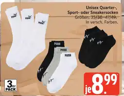 Marktkauf Puma quartersocken Angebot