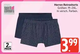 Marktkauf Spirit of colours herren retroshorts Angebot