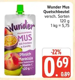 Marktkauf Wunder mus quetschbeutel Angebot