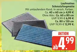 Marktkauf Schmutzfangmatte ca. 40 x 60 cm Angebot