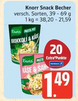 Marktkauf Knorr snack becher Angebot