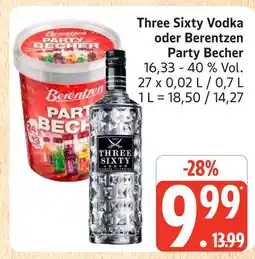 Marktkauf Three sixty vodka Angebot