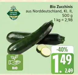 Marktkauf Unsere heimat bio zucchinis Angebot