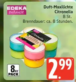 Marktkauf Edeka zuhause duft-maxilichte citronella Angebot