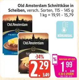 Marktkauf Old amsterdam schnittkäse in scheiben Angebot