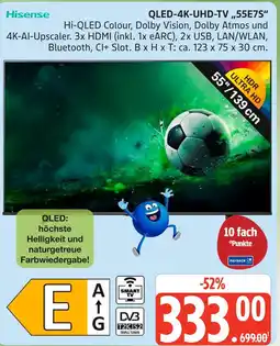 Marktkauf Hisense qled-4k-uhd-tv „55e7s“ Angebot