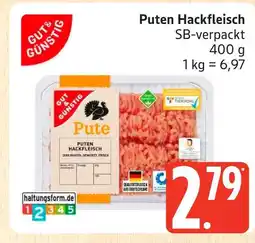 Marktkauf Gut & günstig puten hackfleisch Angebot