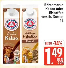 Marktkauf Bärenmarke kakao Angebot