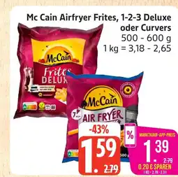 Marktkauf Mc cain airfryer frites, 1-2-3 deluxe oder curvers Angebot