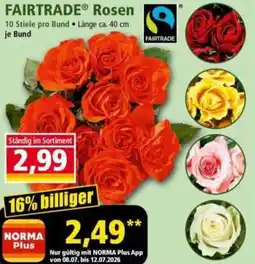 Norma FAIRTRADE Rosen Angebot