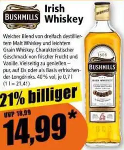 Norma BUSHMILLS Irish Whiskey Angebot