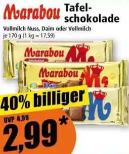 Norma Marabou Tafelschokolade Angebot