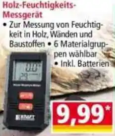 Norma KRAFT WERKZEUGE Holz-Feuchtigkeits Messgerät Angebot