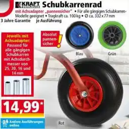 Norma KRAFT WERKZEUGE Schubkarrenrad Angebot