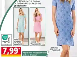 Norma ElleNor Modal Nachthemd Angebot