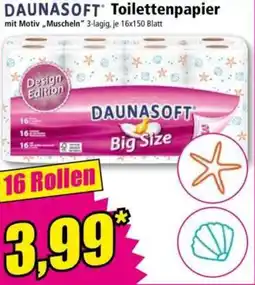 Norma DAUNASOFT Toilettenpapier Angebot
