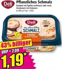 Norma Deli Pflanzliches Schmalz Angebot