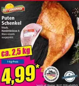 Norma GUT LANGENHOF Puten Schenkel Angebot