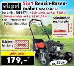 Norma Scheppach 5in1 Benzin-Rasenmäher MS132-42 SE Angebot