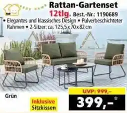 Norma Rattan-Gartenset 12tlg. Angebot