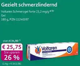Mea Voltaren Schmerzgel forte 23,2 mg/g Angebot