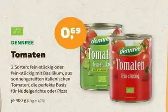 Aleco Biomarkt Dennree Tomaten Angebot