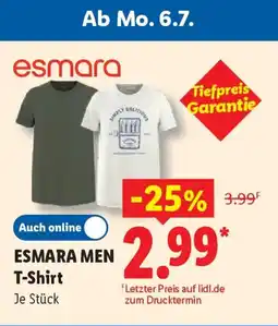 Lidl ESMARA MEN T-Shirt Angebot