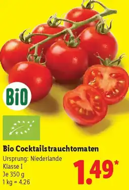 Lidl Bio Cocktailstrauchtomaten Angebot