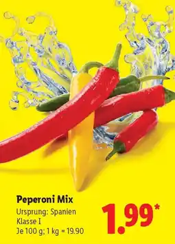 Lidl Peperoni Mix Angebot
