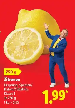 Lidl Zitronen Angebot