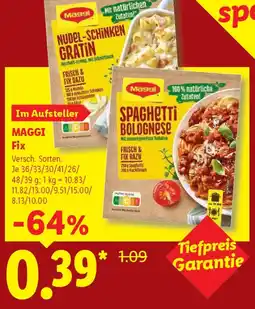 Lidl MAGGI Fix Angebot