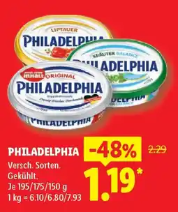 Lidl Philadelphia Angebot
