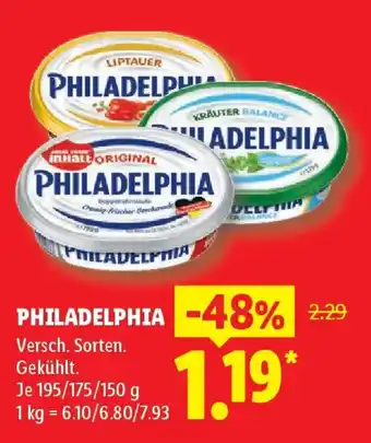 Lidl Philadelphia Angebot