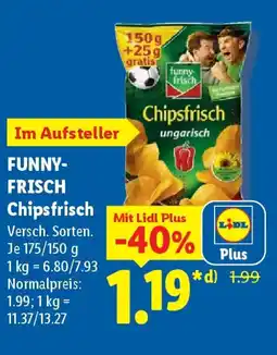 Lidl FUNNY- FRISCH Chipsfrisch Angebot