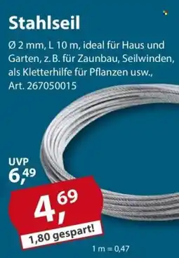 Sonderpreis Baumarkt Stahlseil Angebot