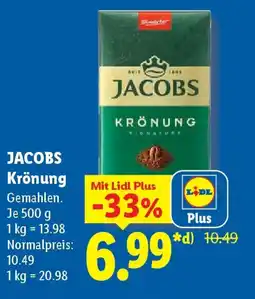 Lidl JACOBS Krönung Angebot