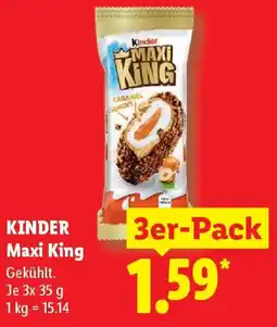 Lidl KINDER Maxi King Angebot