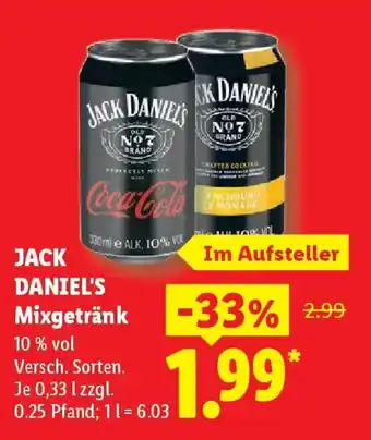 JACK DANIEL'S Mixgetränk