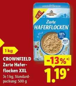 Lidl CROWNFIELD Zarte Haferflocken XXL Angebot