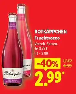 Lidl ROTKÄPPCHEN Fruchtsecco Angebot