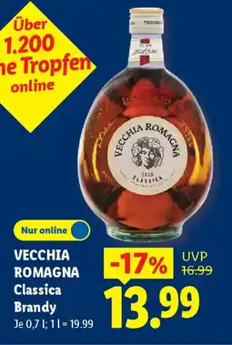 Lidl VECCHIA ROMAGNA Classica Brandy Angebot