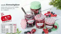 Sonderpreis Baumarkt versch. Einmachgläser Angebot