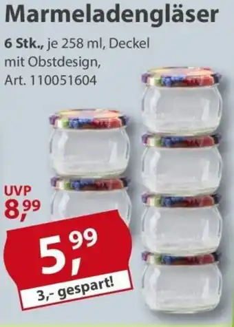Sonderpreis Baumarkt Marmeladengläser Angebot