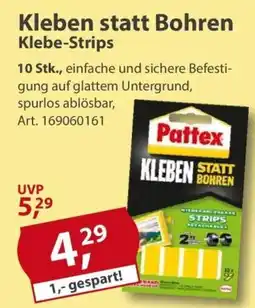 Sonderpreis Baumarkt Pattex Kleben statt Bohren Klebe-Strips Angebot