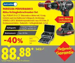 Lidl PARKSIDE PERFORMANCE Akku-Schlagbohrschrauber-Set Angebot