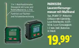 Lidl PARKSIDE Laserentfernungs- messer mit Maẞband Angebot