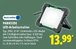 Lidl PARKSIDE LED-Arbeitsstrahler Angebot