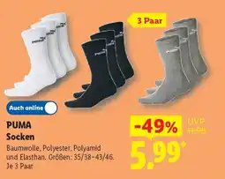 Lidl PUMA Socken Angebot