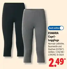 Lidl ESMARA Capri- Leggings Angebot